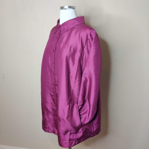 Joan Rivers Tunic w/ Pockets Button Up Long - Picture 4 of 9